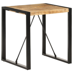 Galleria Design Dining Table 70x70x75 cm Solid Rough Mango Wood