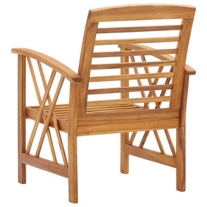 Galleria Design Garden Chairs 2 pcs Solid Acacia Wood