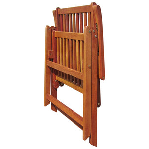 Galleria Design Folding Garden Chairs 3 pcs Solid Acacia Wood