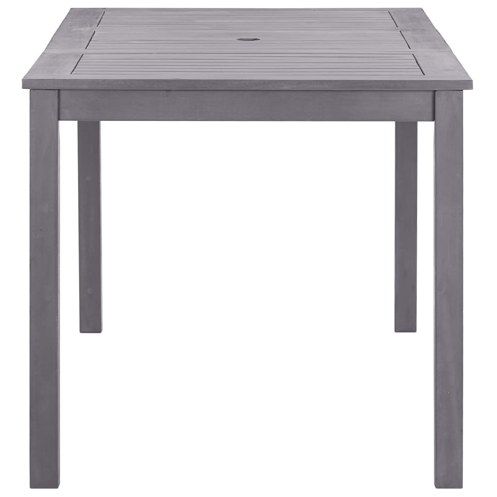 Galleria Design Garden Table Grey Wash 140x80x74 cm Solid Acacia Wood