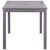 Galleria Design Garden Table Grey Wash 140x80x74 cm Solid Acacia Wood