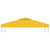 Galleria Design 2-Tier Gazebo Top Cover 310 g/m² 3x3 m Yellow