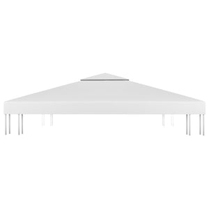 Galleria Design 2-Tier Gazebo Top Cover 310 g/m² 4x3 m White