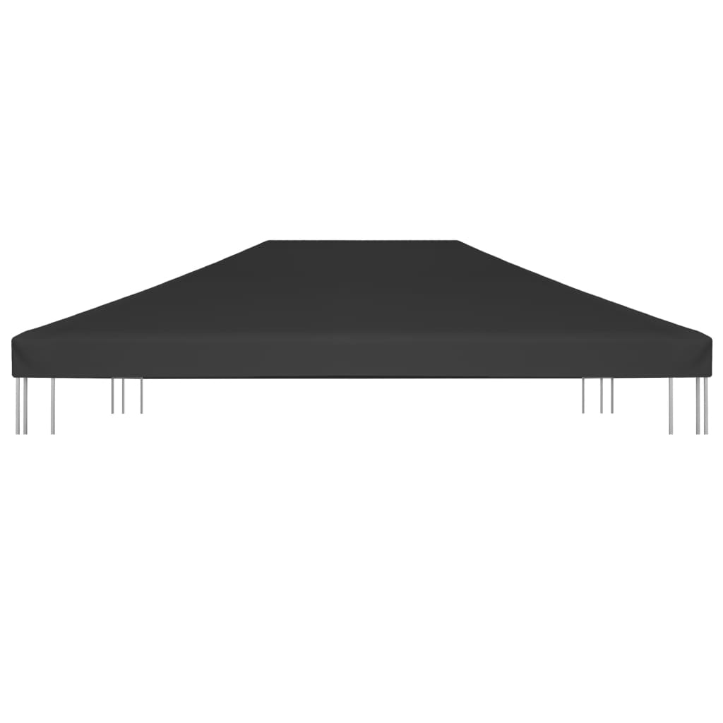 Galleria Design Gazebo Top Cover 270 g/m² 4x3 m Black