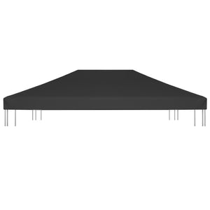 Galleria Design Gazebo Top Cover 270 g/m² 4x3 m Black