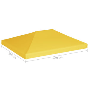 Galleria Design Gazebo Top Cover 270 g/m² 4x3 m Yellow