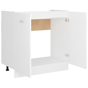 Galleria Design Sink Bottom Cabinet White 80x46x81.5 cm Engineered Wood