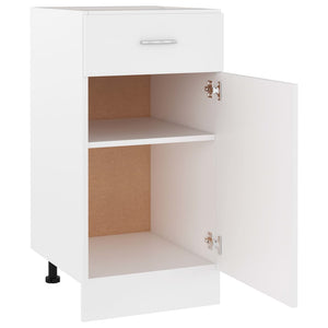 Galleria Design Drawer Bottom Cabinet White 40x46x81.5 cm Engineered Wood