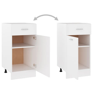 Galleria Design Drawer Bottom Cabinet White 40x46x81.5 cm Engineered Wood