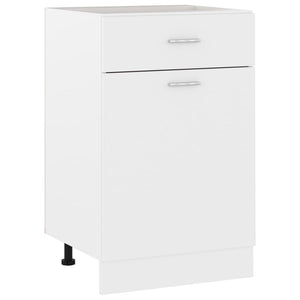 Galleria Design Drawer Bottom Cabinet White 50x46x81.5 cm Engineered Wood