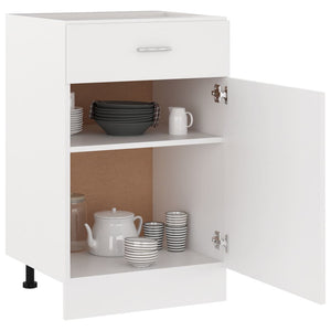 Galleria Design Drawer Bottom Cabinet White 50x46x81.5 cm Engineered Wood