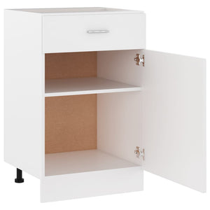 Galleria Design Drawer Bottom Cabinet White 50x46x81.5 cm Engineered Wood