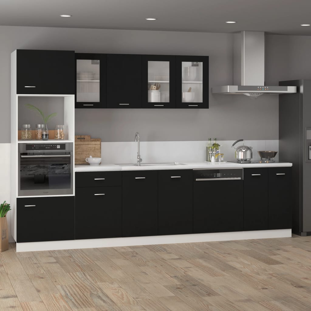 Galleria Design Drawer Bottom Cabinet Black 50x46x81.5 cm Engineered Wood