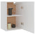 Galleria Design Hanging Cabinet White 39.5x31x60 cm Engineered Wood