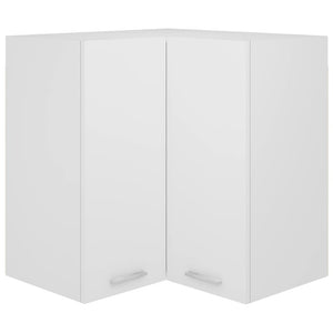 Galleria Design Hanging Corner Cabinet White 57x57x60 cm Engineered Wood