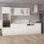 Galleria Design Microwave Cabinet White 60x57x207 cm Engineered Wood