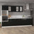 Galleria Design Microwave Cabinet Black 60x57x207 cm Engineered Wood