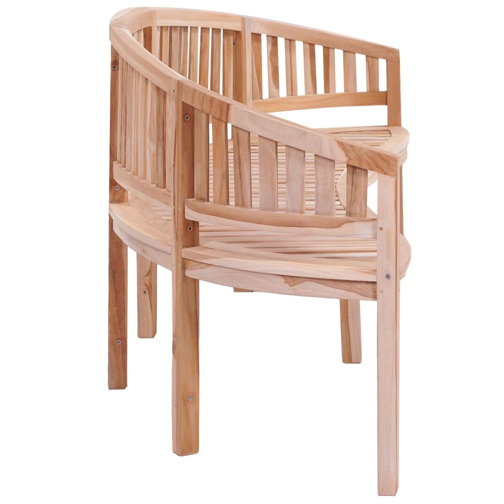 Galleria Design Banana Bench 200 cm Solid Teak Wood