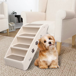 Galleria Design Folding Dog Stairs Cream 62x40x49.5 cm