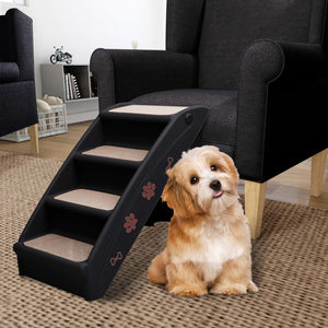 Galleria Design Folding Dog Stairs Black 62x40x49.5 cm