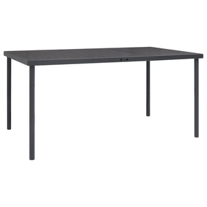 Galleria Design Outdoor Dining Table Anthracite 150x90x74 cm Steel