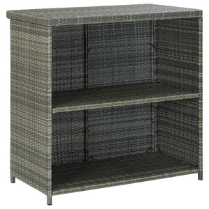 Galleria Design 3 Piece Bar Set Poly Rattan Grey