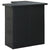 Galleria Design Corner Bar Table Black 100x50x105 cm Poly Rattan