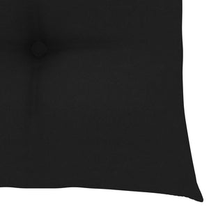 Galleria Design Chair Cushions 2 pcs Black 50x50x7 cm Oxford Fabric