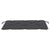 Galleria Design Garden Bench Cushion Anthracite 100x50x7 cm Oxford Fabric