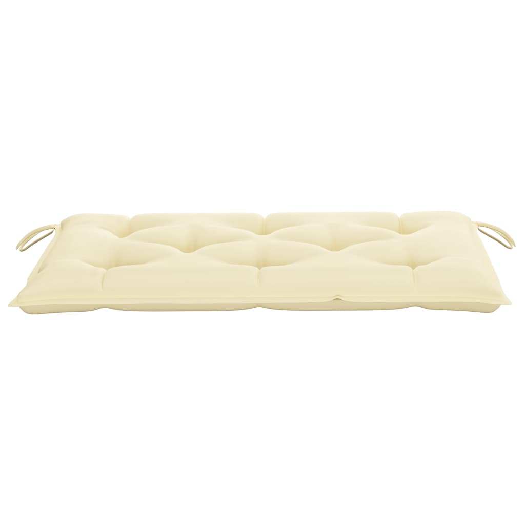 Galleria Design Garden Bench Cushion Cream White 100x50x7 cm Oxford Fabric