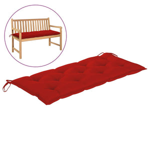 Galleria Design Garden Bench Cushion Red 120x50x7 cm Oxford Fabric