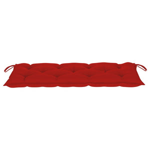 Galleria Design Garden Bench Cushion Red 120x50x7 cm Oxford Fabric