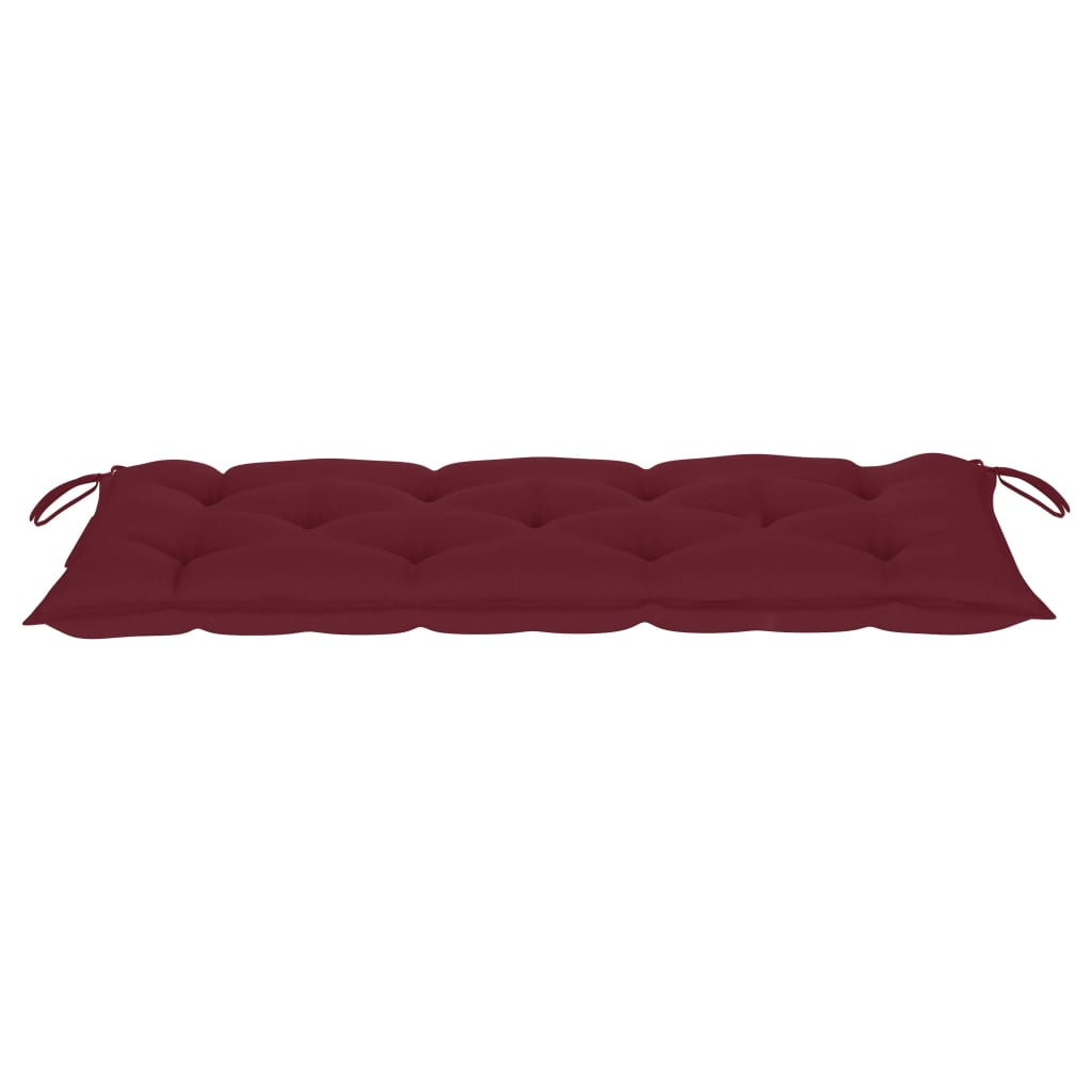 Galleria Design Garden Bench Cushion Wine Red 120x50x7 cm Oxford Fabric