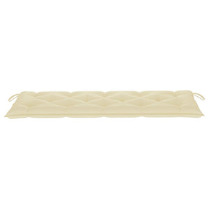 Galleria Design Garden Bench Cushion Cream White 150x50x7 cm Oxford Fabric