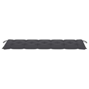 Galleria Design Garden Bench Cushion Anthracite 180x50x7 cm Oxford Fabric