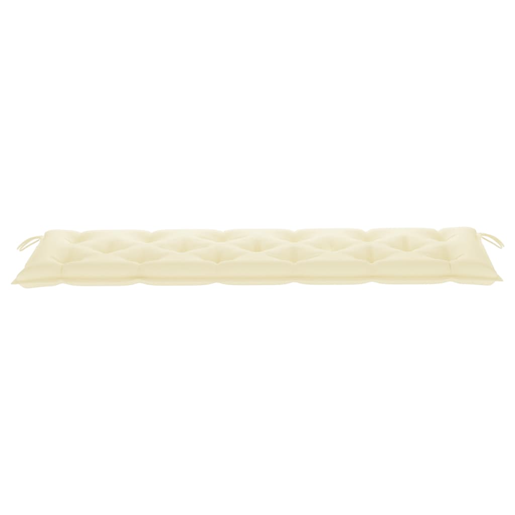 Galleria Design Garden Bench Cushion Cream White 180x50x7 cm Oxford Fabric