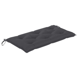 Galleria Design Garden Bench Cushion Anthracite 100x(50+50)x7cm Oxford Fabric