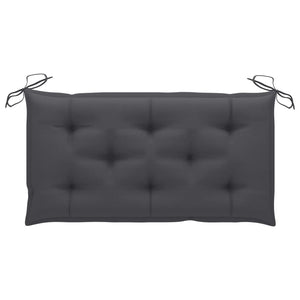 Galleria Design Garden Bench Cushion Anthracite 100x(50+50)x7cm Oxford Fabric