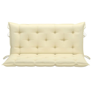 Galleria Design Garden Bench Cushion Cream White 120x(50+50)x7cm Oxford Fabric