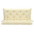 Galleria Design Garden Bench Cushion Cream White 120x(50+50)x7cm Oxford Fabric