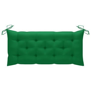 Galleria Design Garden Bench Cushion Green 120x(50+50)x7cm Oxford Fabric