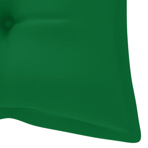 Galleria Design Garden Bench Cushion Green 120x(50+50)x7cm Oxford Fabric