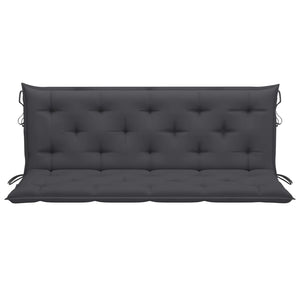 Galleria Design Garden Bench Cushion Anthracite 150x(50+50)x7cm Oxford Fabric