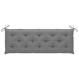 Galleria Design Garden Bench Cushion Grey 150x(50+50)x7cm Oxford Fabric