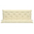 Galleria Design Garden Bench Cushion Cream White 150x(50+50)x7cm Oxford Fabric