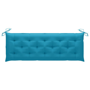 Galleria Design Garden Bench Cushion Light Blue 150x(50+50)x7cm Oxford Fabric