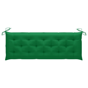 Galleria Design Garden Bench Cushion Green 150x(50+50)x7cm Oxford Fabric