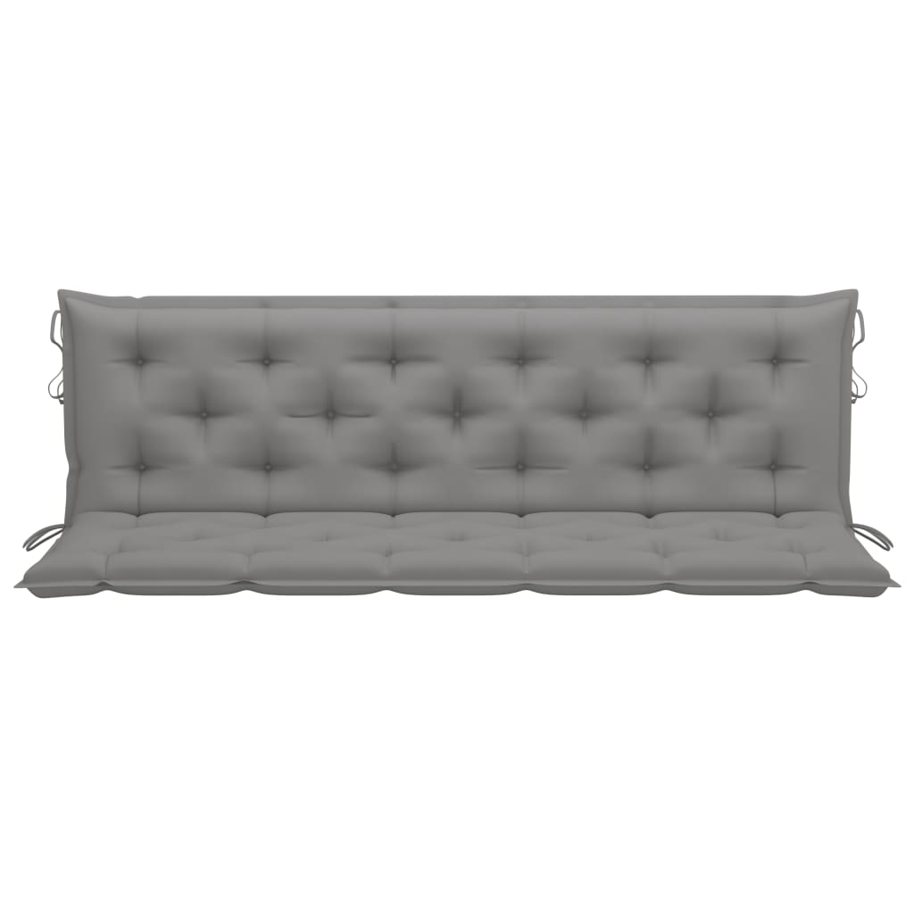 Galleria Design Garden Bench Cushion Grey 180x(50+50)x7cm Oxford Fabric