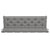 Galleria Design Garden Bench Cushion Grey 180x(50+50)x7cm Oxford Fabric