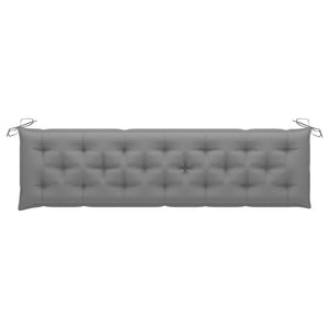 Galleria Design Garden Bench Cushion Grey 200x(50+50)x7cm Oxford Fabric